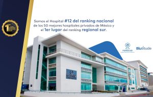 Raking de los mejores hospitales privados de México por Blutitude y Funsalud